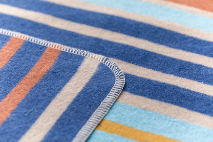 JUWEL baby blanket "fox/stripes" in . Blanket made by David Fussenegger , a family-run mill in Austria.