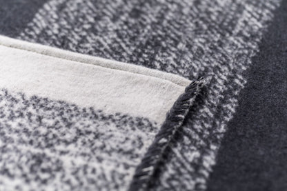 LUCA throw "structured stripe" in . Throw Blanket made by David Fussenegger , a family-run mill in Austria.