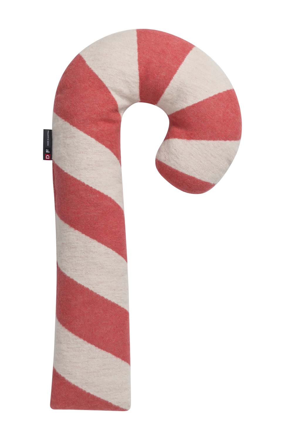 SILVRETTA pillow "candy cane" in . Filled Cushion made by David Fussenegger , a family-run mill in Austria.