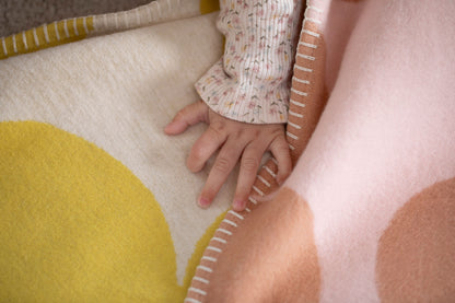 LENA baby blanket "flowers" organic cotton