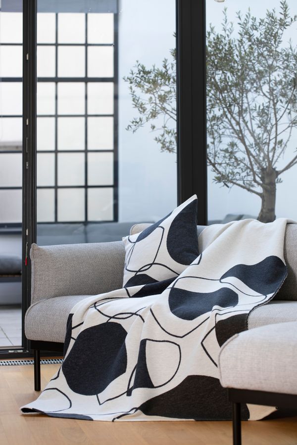 LUCA Throw "Abstract" in . Throw Blanket made by David Fussenegger , a family-run mill in Austria.