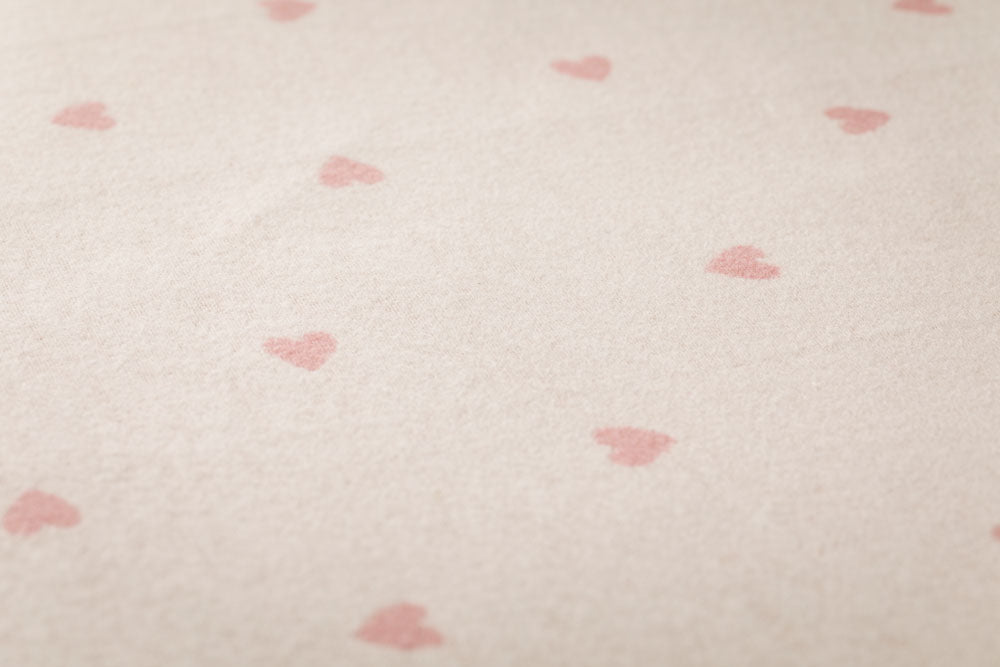 JUWEL baby blanket "hearts allover" in . Blanket made by David Fussenegger , a family-run mill in Austria.