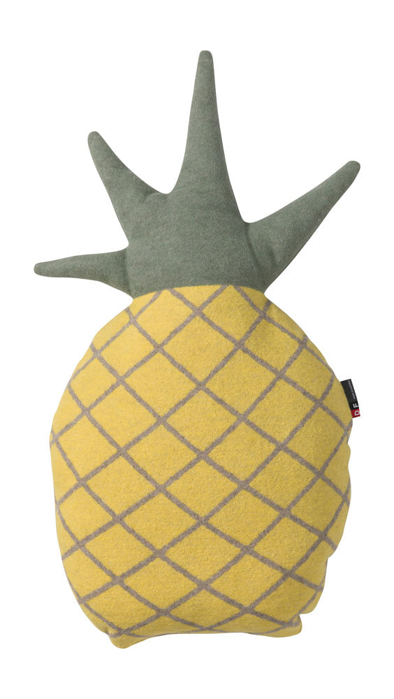 SILVRETTA pillow "pineapple" includes filling in yellow . Filled Cushion made by David Fussenegger , a family-run mill in Austria.