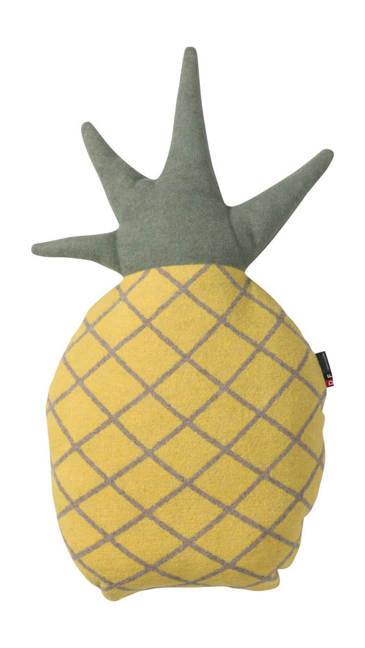 SILVRETTA pillow "pineapple" includes filling in yellow . Filled Cushion made by David Fussenegger , a family-run mill in Austria.