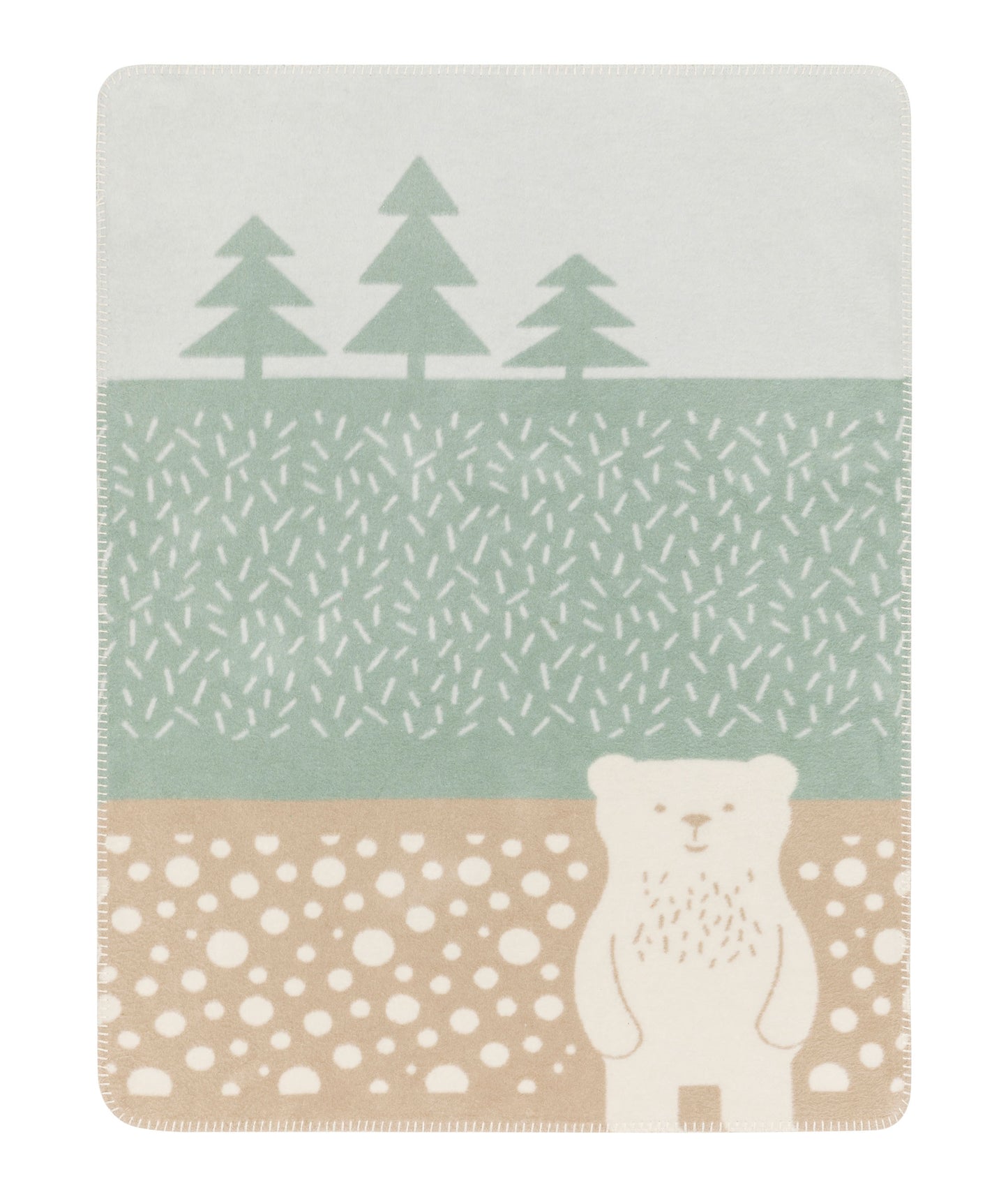 MILA baby blanket "forest bear"