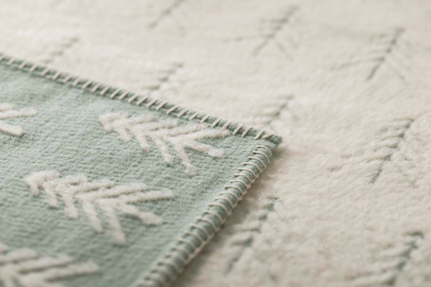 CARLA throw "rows of trees" in . Throw Blanket made by David Fussenegger , a family-run mill in Austria.