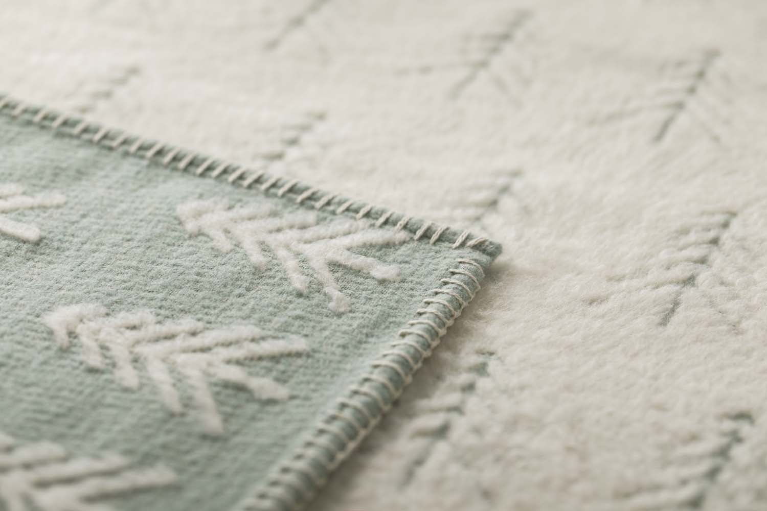 CARLA throw "rows of trees" in . Throw Blanket made by David Fussenegger , a family-run mill in Austria.