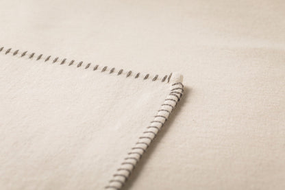 SYLT throw solid in . Throw Blanket made by David Fussenegger , a family-run mill in Austria.