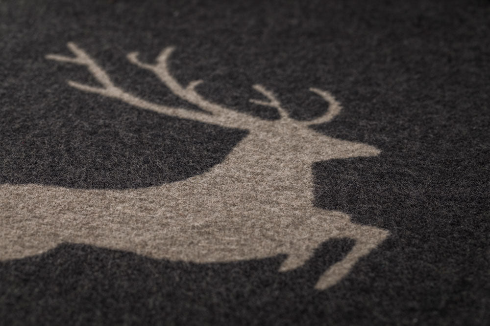 SYLT throw "stag" in . Throw Blanket made by David Fussenegger , a family-run mill in Austria.