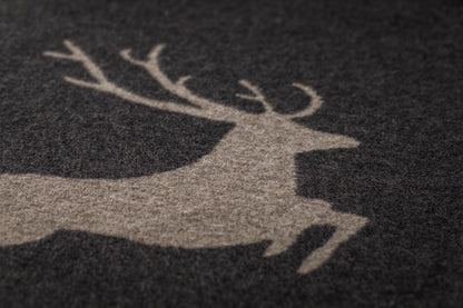 SYLT throw "stag" in . Throw Blanket made by David Fussenegger , a family-run mill in Austria.