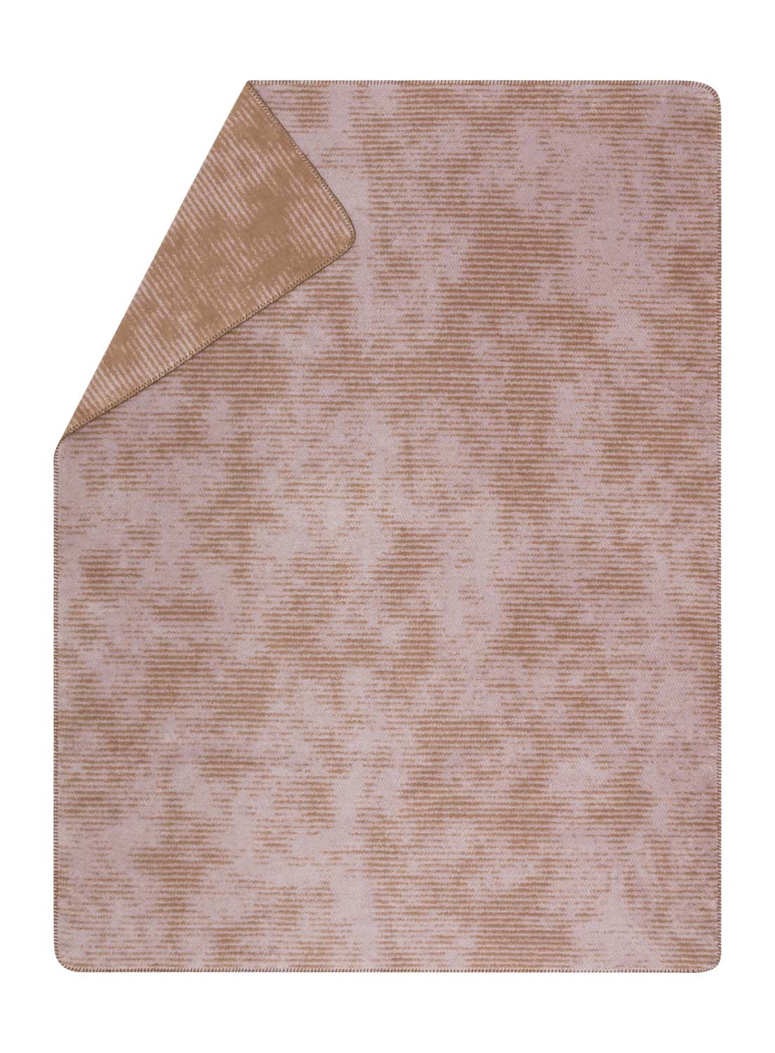 SAVONA throw "structures" in light purple . Throw Blanket made by David Fussenegger , a family-run mill in Austria.