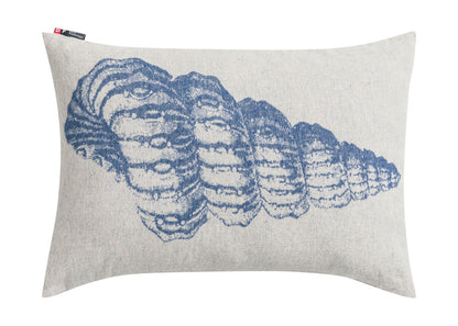 ALBA cushion cover "shell" in marine . Cushion Cover made by David Fussenegger , a family-run mill in Austria.