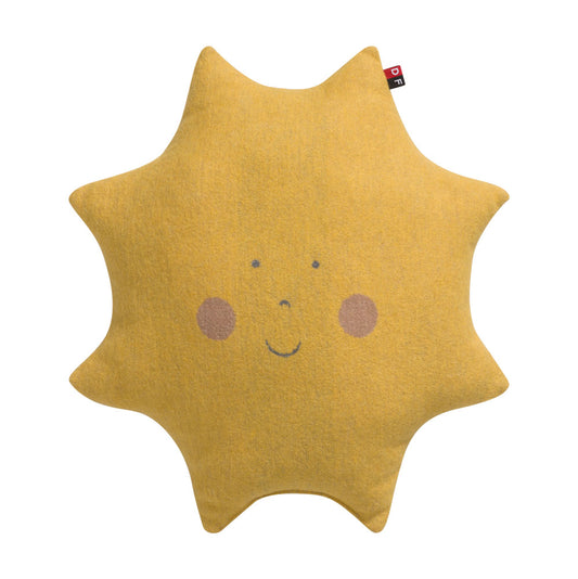 JUWEL pillow "sun" includes filling in yellow . Filled Cushion made by David Fussenegger , a family-run mill in Austria.