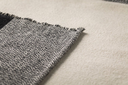 NOVA throw "color block" in . Throw Blanket made by David Fussenegger , a family-run mill in Austria.