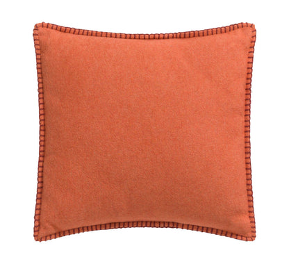 SYLT cushion cover solid 20x20 in terracotta . Cushion Cover made by David Fussenegger , a family-run mill in Austria.