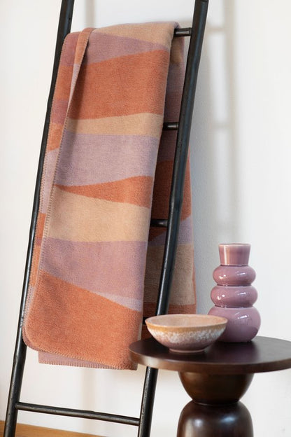SAVONA Throw "Geometric Shapes" in . Throw Blanket made by David Fussenegger , a family-run mill in Austria.