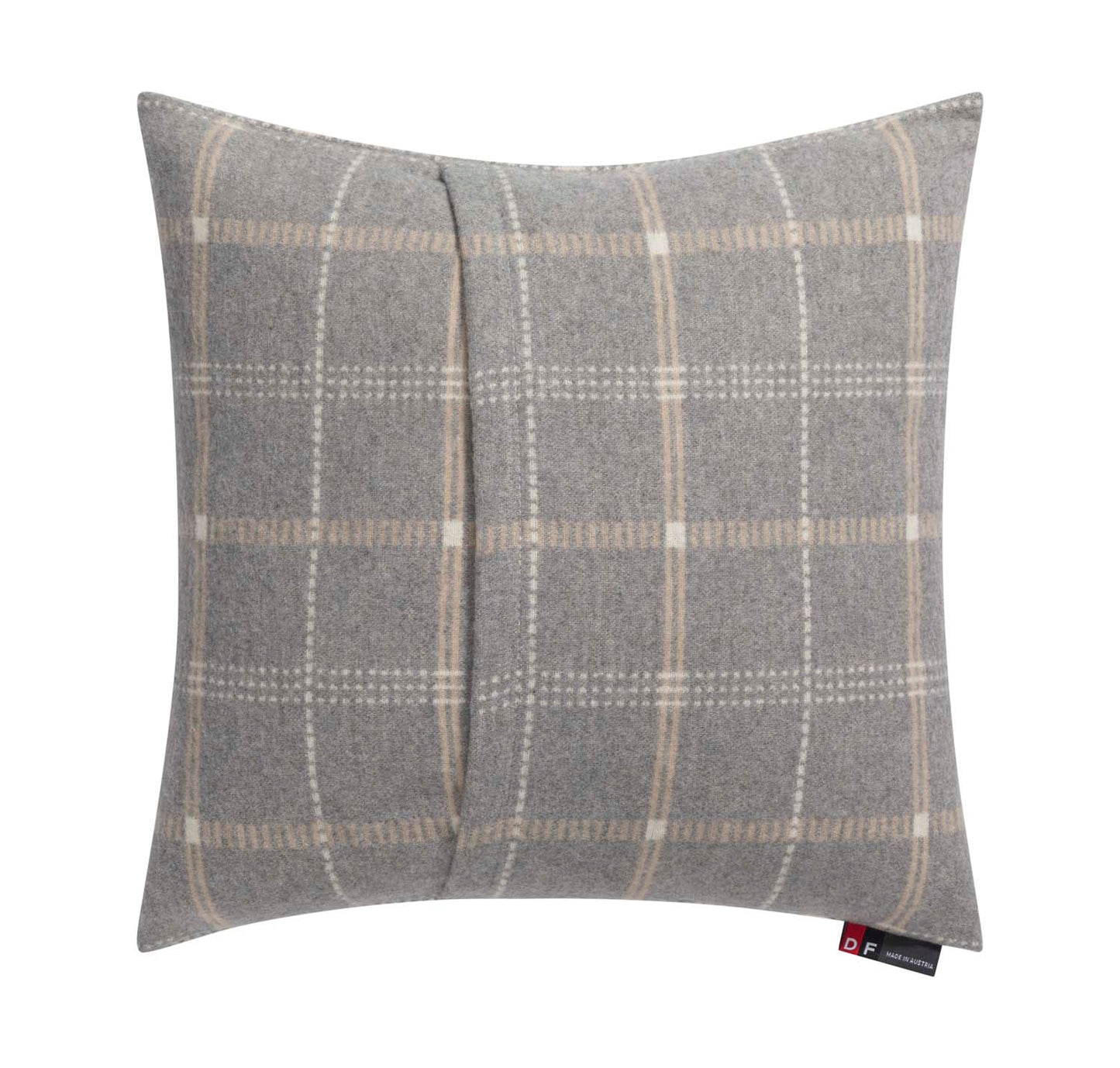 SILVRETTA cushion cover "checkered" in . Cushion Cover made by David Fussenegger , a family-run mill in Austria.