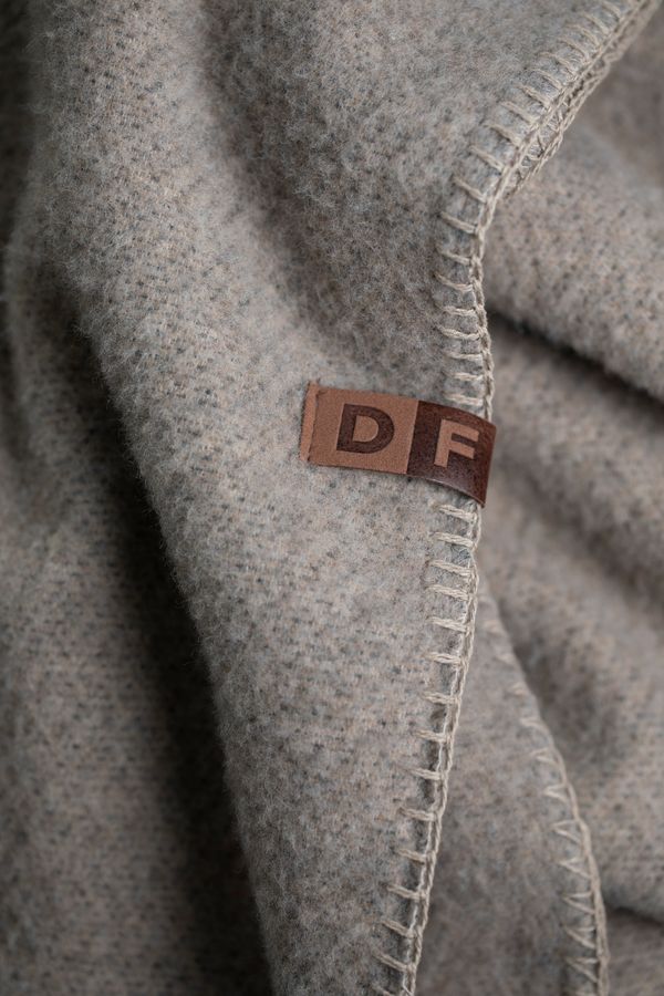 MERANO Throw "Solid" in . Throw Blanket made by David Fussenegger , a family-run mill in Austria.