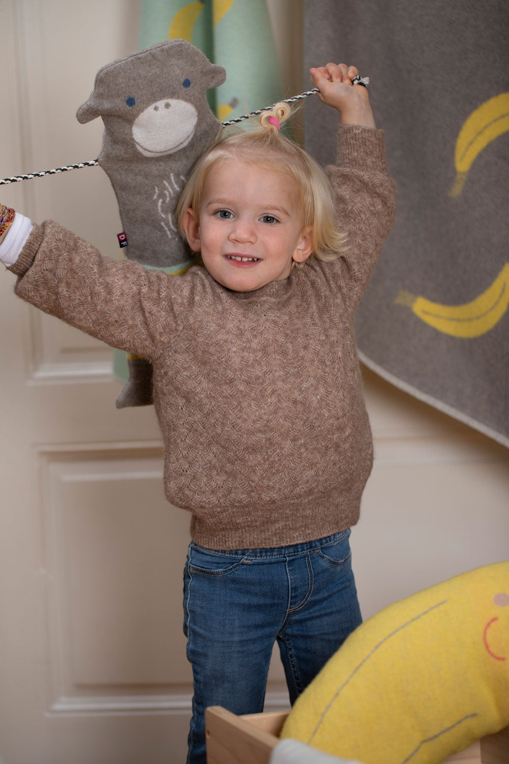 JUWEL puppet/blanket SET "monkey"