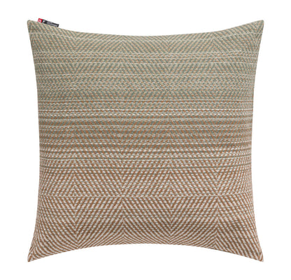 NOVA cushion cover "gradient herringbone" in ivy blu brwn . Cushion Cover made by David Fussenegger , a family-run mill in Austria.