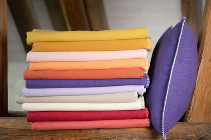 SYLT cushion cover solid 20x20 in . Cushion Cover made by David Fussenegger , a family-run mill in Austria.