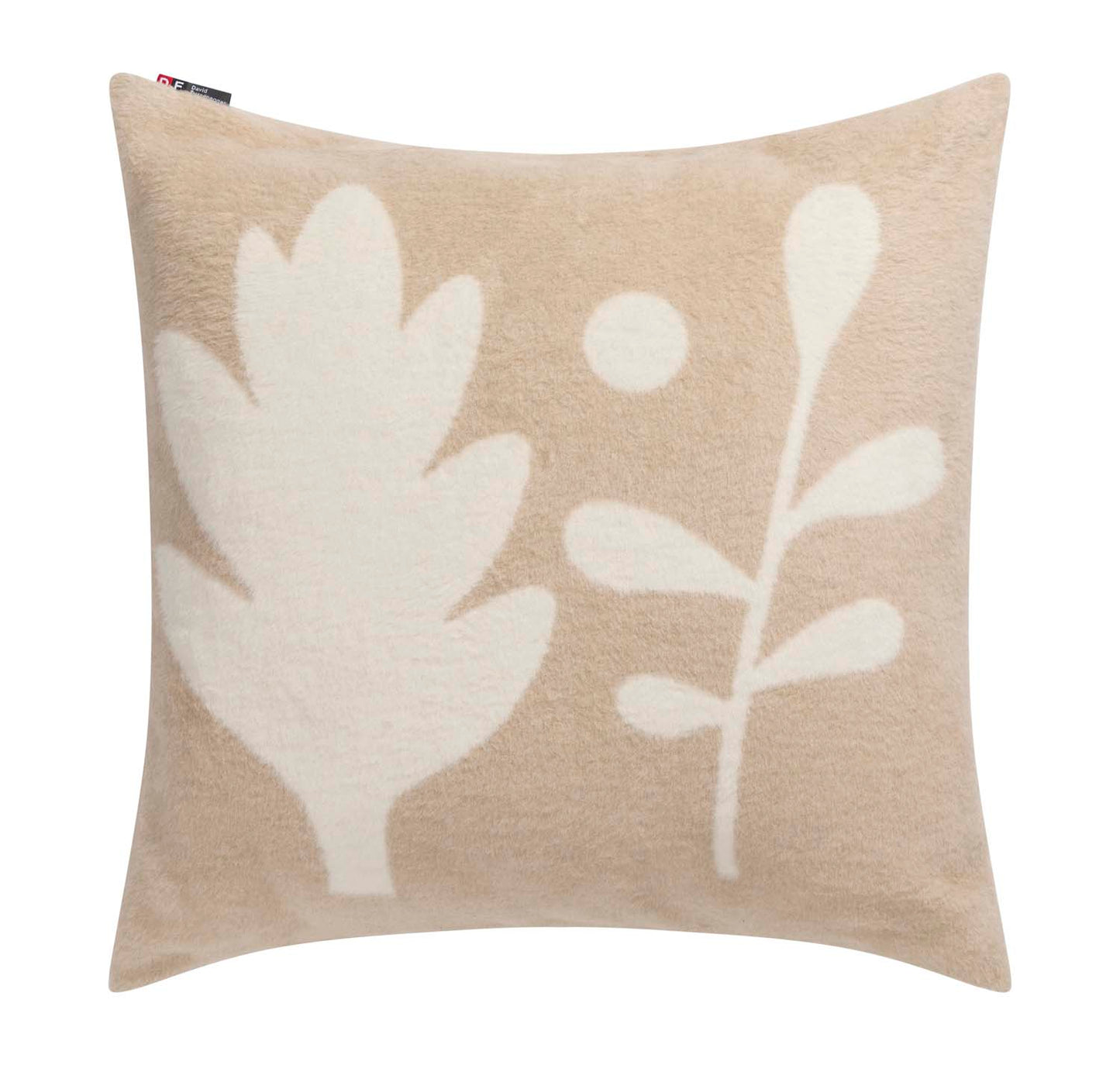 SAVONA cushion cover "folcloristic flowers" in ecru . Cushion Cover made by David Fussenegger , a family-run mill in Austria.