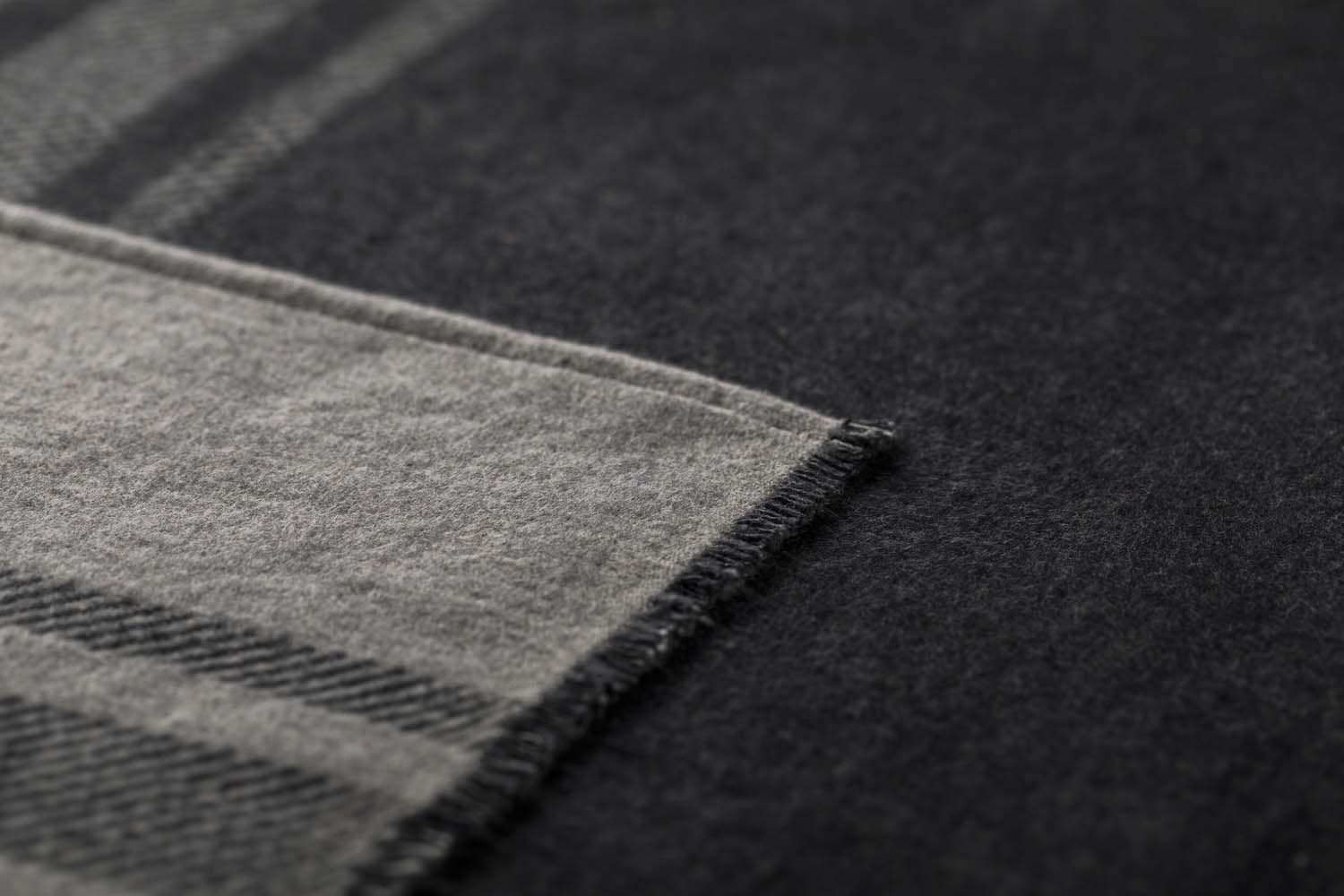LUCA throw flannel "jumping stag / stripes" in . Throw Blanket made by David Fussenegger , a family-run mill in Austria.