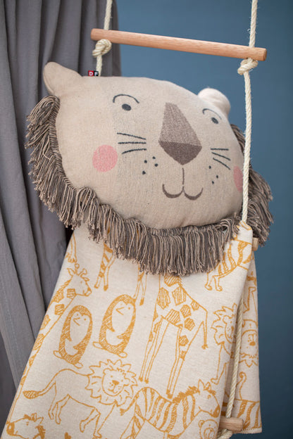 JUWEL baby blanket "safari animals" in . Blanket made by David Fussenegger , a family-run mill in Austria.