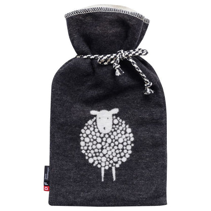 SILVRETTA Warming Bottle "Sheep" in anthracite . Warming Bottle made by David Fussenegger , a family-run mill in Austria.
