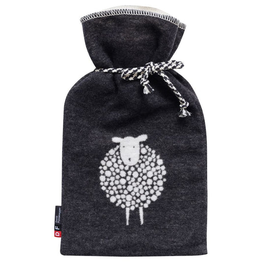 SILVRETTA Warming Bottle "Sheep" in anthracite . Warming Bottle made by David Fussenegger , a family-run mill in Austria.