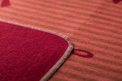 SILVRETTA throw "bows allover" in . Throw Blanket made by David Fussenegger , a family-run mill in Austria.