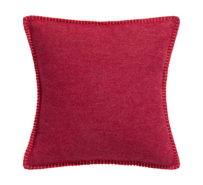 SYLT cushion cover solid 20x20 in bordeaux . Cushion Cover made by David Fussenegger , a family-run mill in Austria.