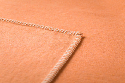 SYLT throw solid in . Throw Blanket made by David Fussenegger , a family-run mill in Austria.