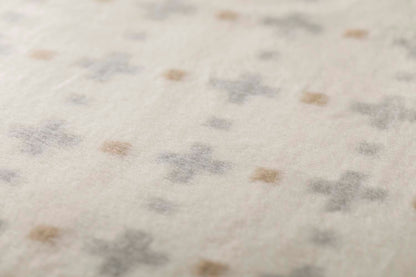 SAVONA throw "crosses/checks" in . Throw Blanket made by David Fussenegger , a family-run mill in Austria.