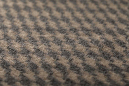 MERANO throw "houndstooth" in . made by INDIGO 11 , a family-run mill in Austria.