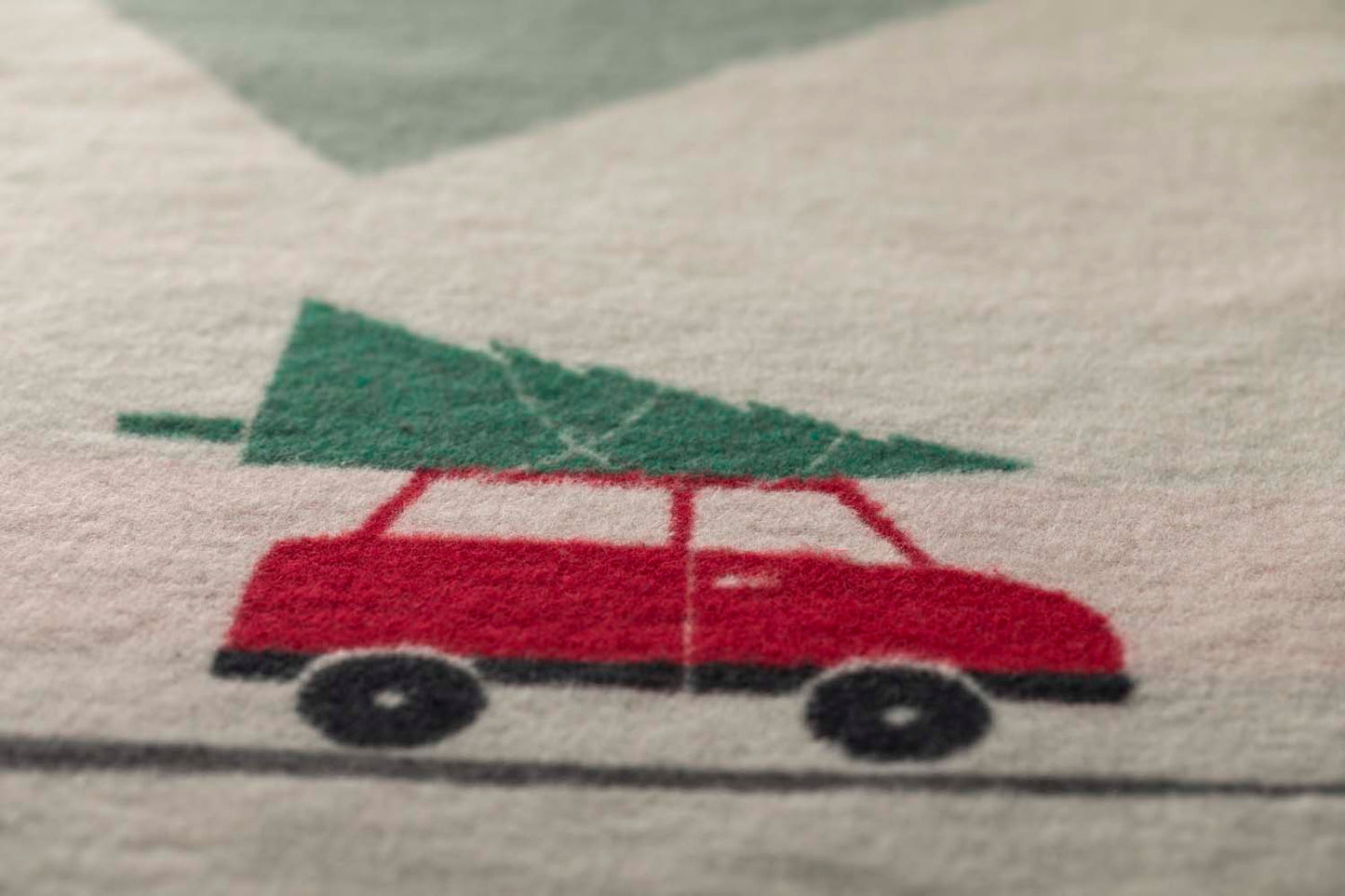 SILVRETTA throw "car/tree" in . Throw Blanket made by David Fussenegger , a family-run mill in Austria.