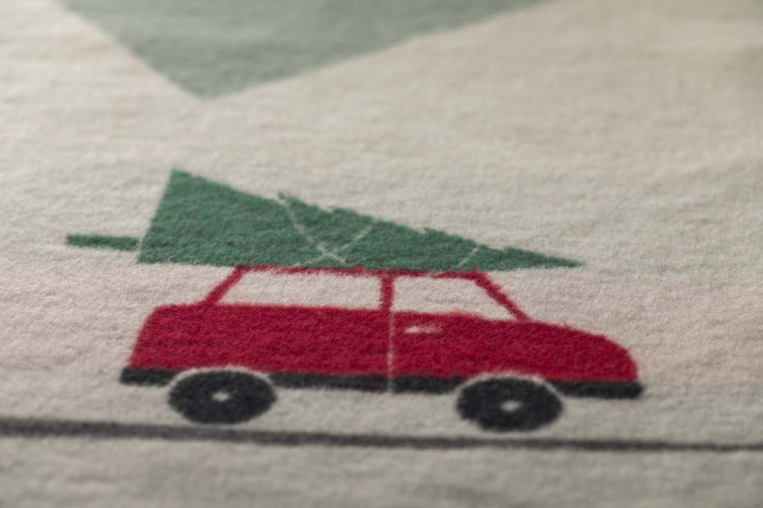 SILVRETTA throw "car/tree" in . Throw Blanket made by David Fussenegger , a family-run mill in Austria.