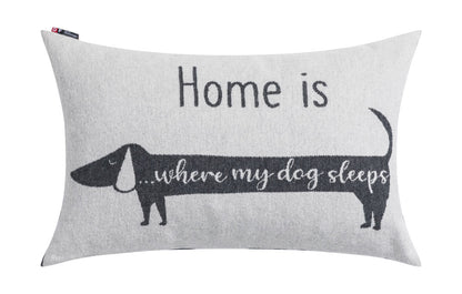 PET cushion cover "Home Is Where My Dog Sleeps" in filz . Pet Cushion Cover made by David Fussenegger , a family-run mill in Austria.