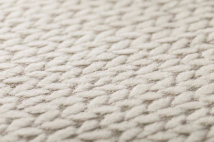 CARLA throw "knitted pattern" in . Throw Blanket made by David Fussenegger , a family-run mill in Austria.