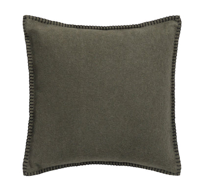 SYLT cushion cover solid 20x20 in army . Cushion Cover made by David Fussenegger , a family-run mill in Austria.