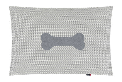 PET dog bed with zipper "bone"