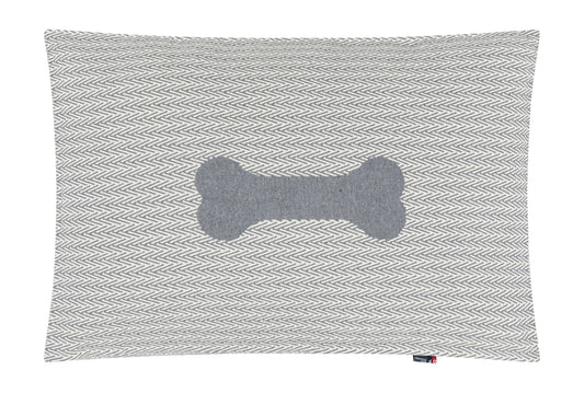 PET dog bed with zipper "bone"