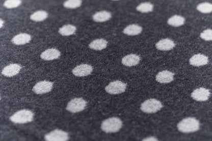 SILVRETTA throw "dots allover" in . Throw Blanket made by David Fussenegger , a family-run mill in Austria.