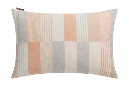 SILVRETTA cushion cover "lines/rectangles" in cork . Cushion Cover made by David Fussenegger , a family-run mill in Austria.