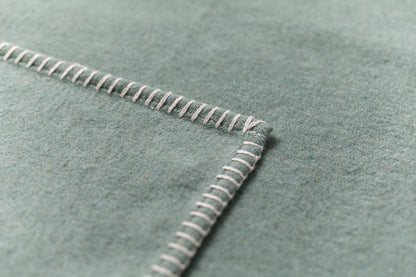 SYLT throw solid in . Throw Blanket made by David Fussenegger , a family-run mill in Austria.
