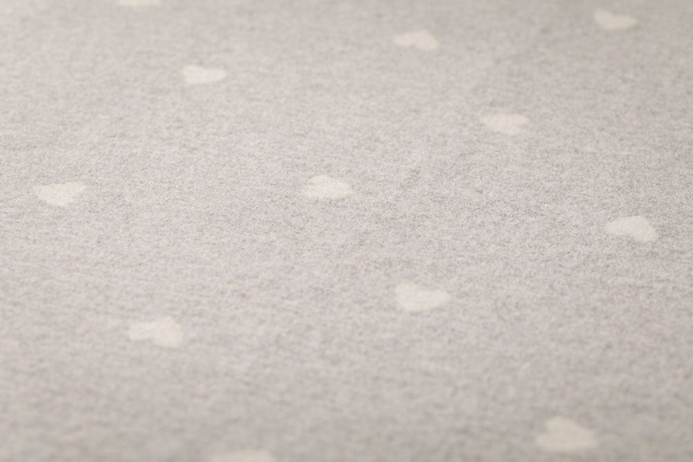 JUWEL baby blanket "hearts allover" in . Blanket made by David Fussenegger , a family-run mill in Austria.