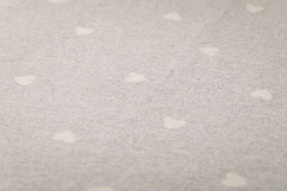 JUWEL baby blanket "hearts allover" in . Blanket made by David Fussenegger , a family-run mill in Austria.