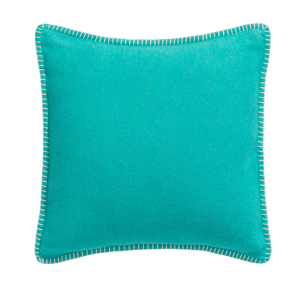 SYLT cushion cover solid 20x20 in verde mare . Cushion Cover made by David Fussenegger , a family-run mill in Austria.