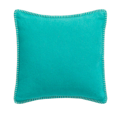 SYLT cushion cover solid 20x20 in verde mare . Cushion Cover made by David Fussenegger , a family-run mill in Austria.