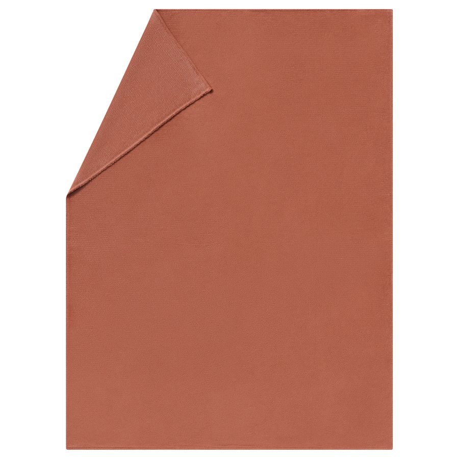 CORDI Throw "Diagonal Texture" in copper . Throw Blanket made by David Fussenegger , a family-run mill in Austria.